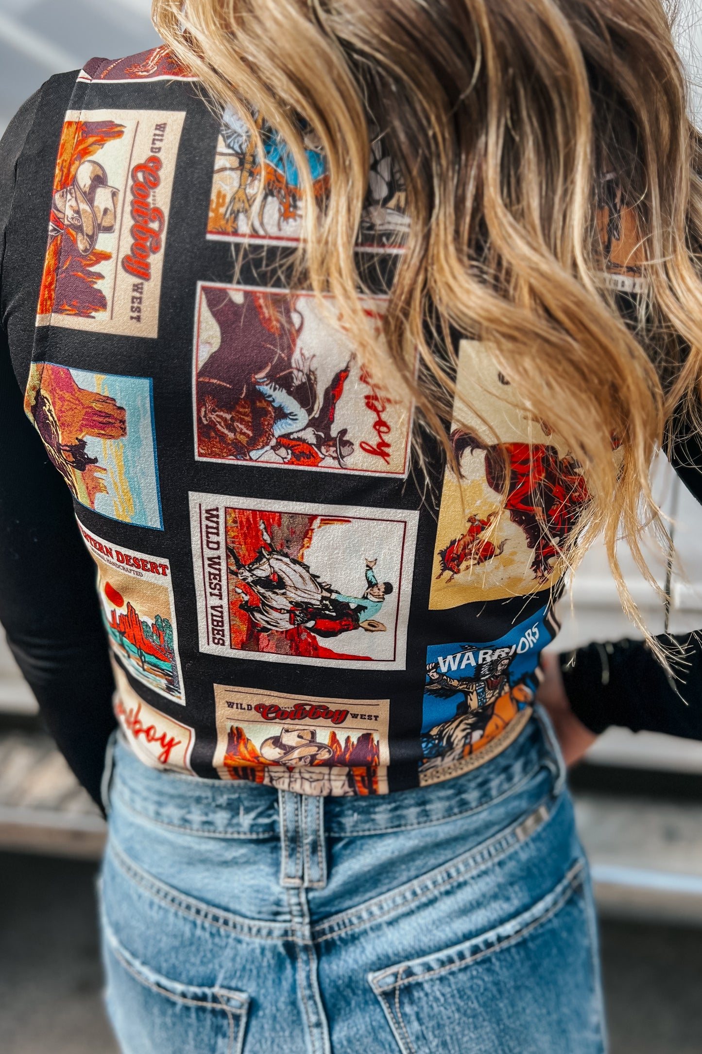 Cowboy Stamp Vest