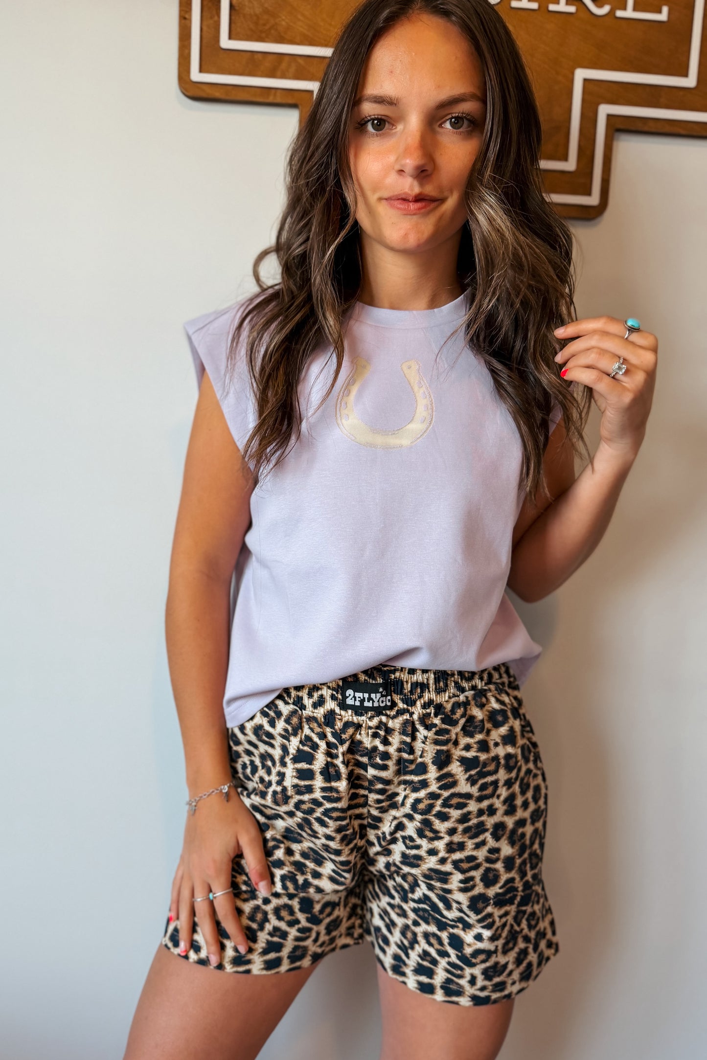 Lavender Luck Tank Top