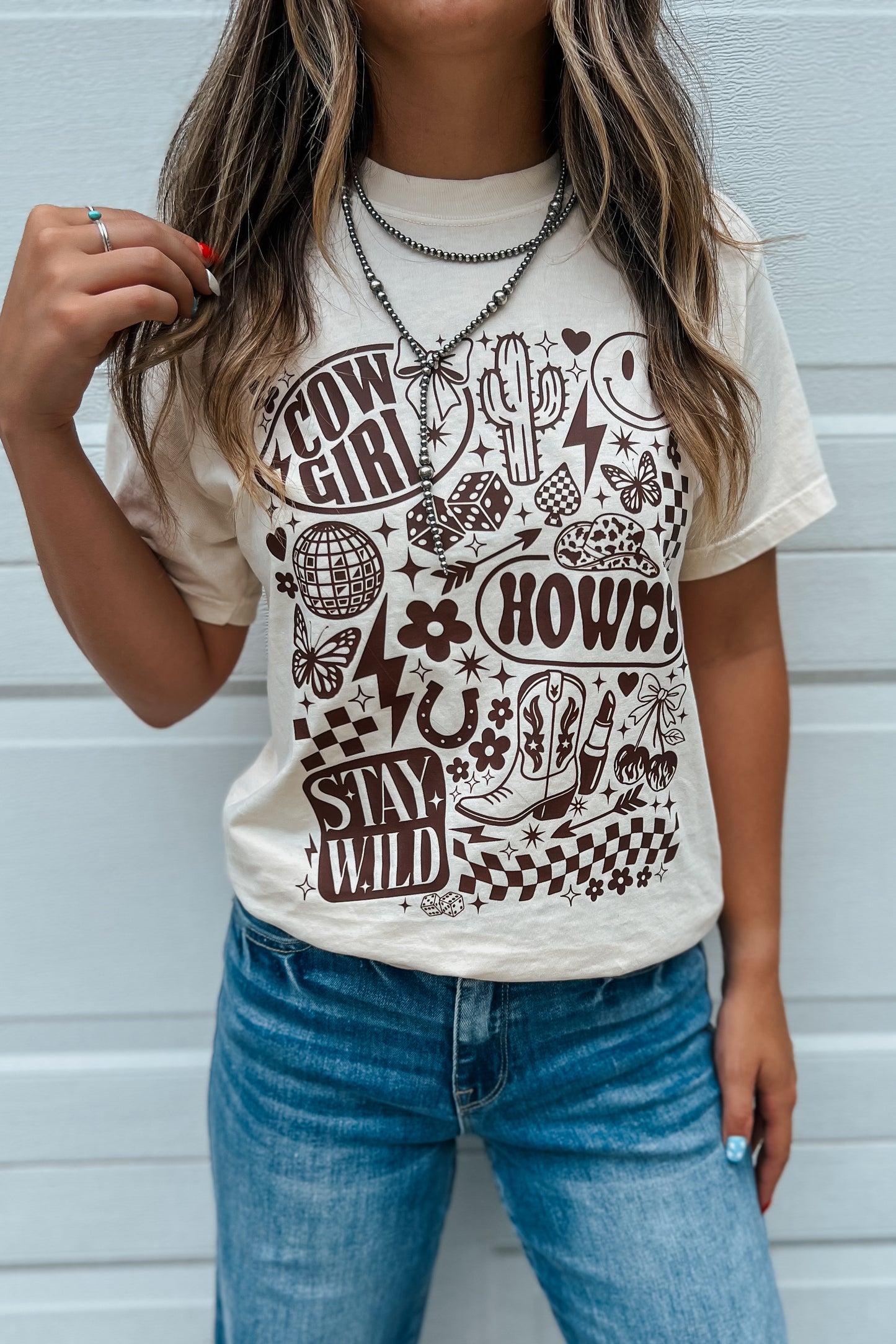 Cowgirl Collage Tee