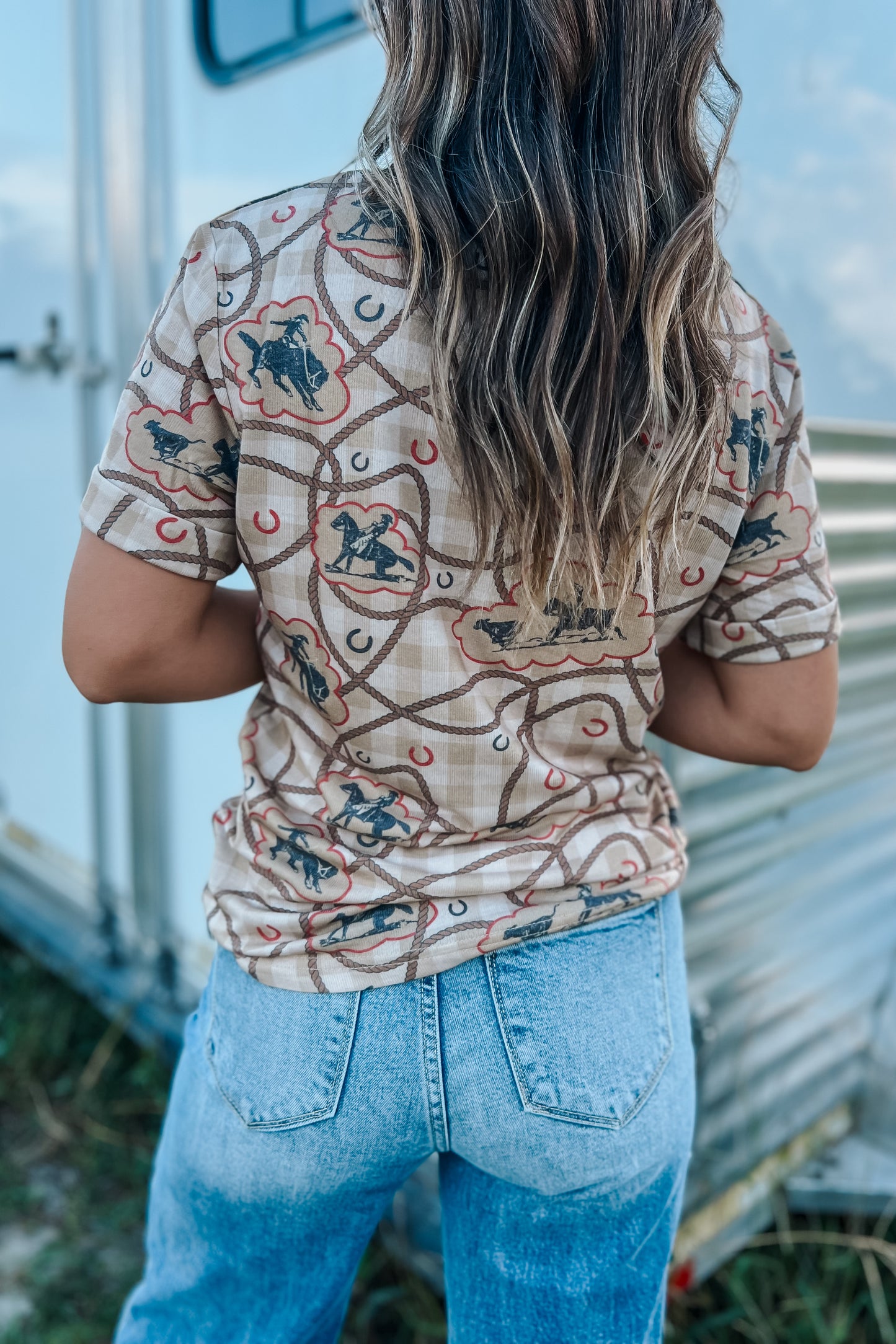 Red Rodeo Top
