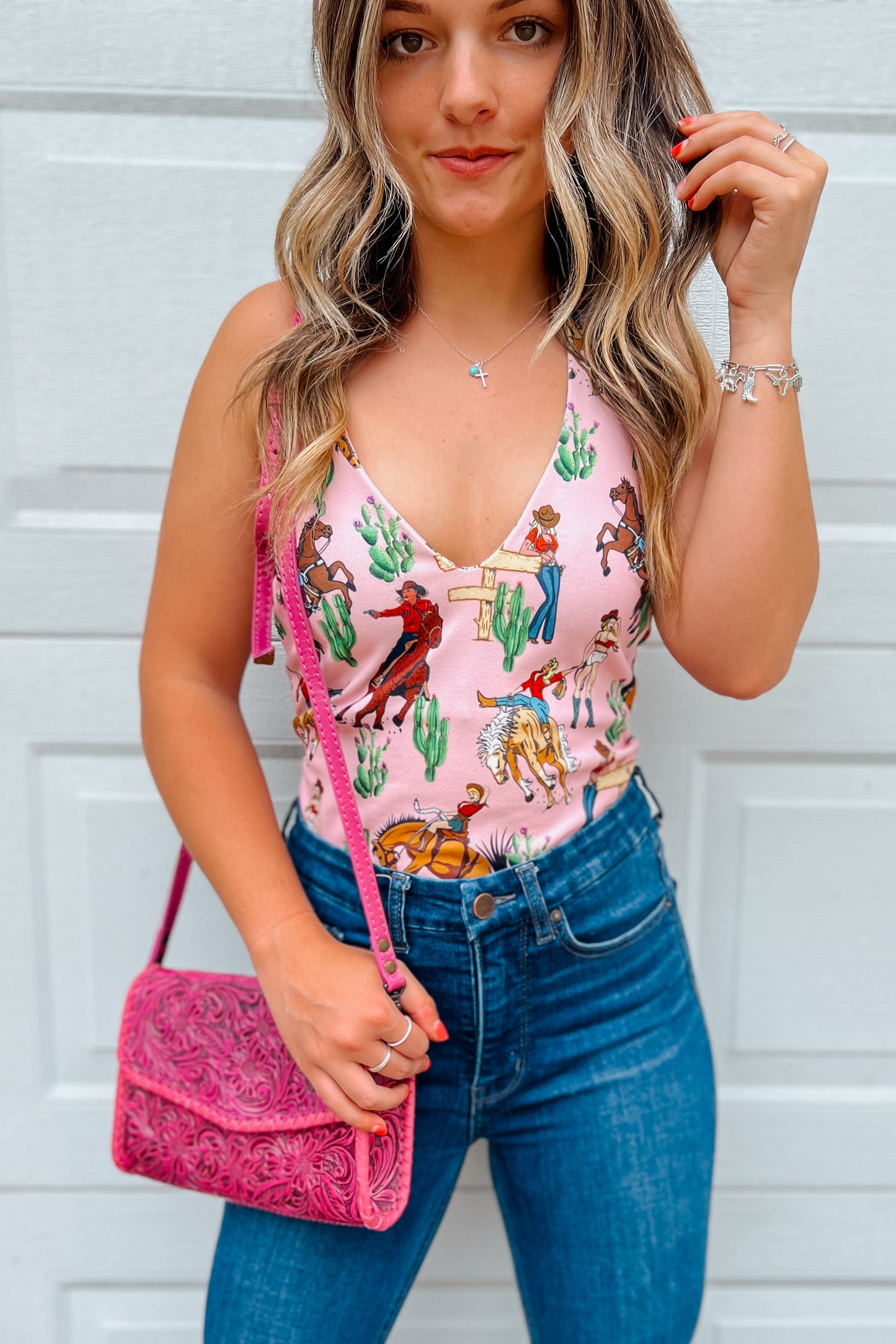 Pink & Punchy Halter Top