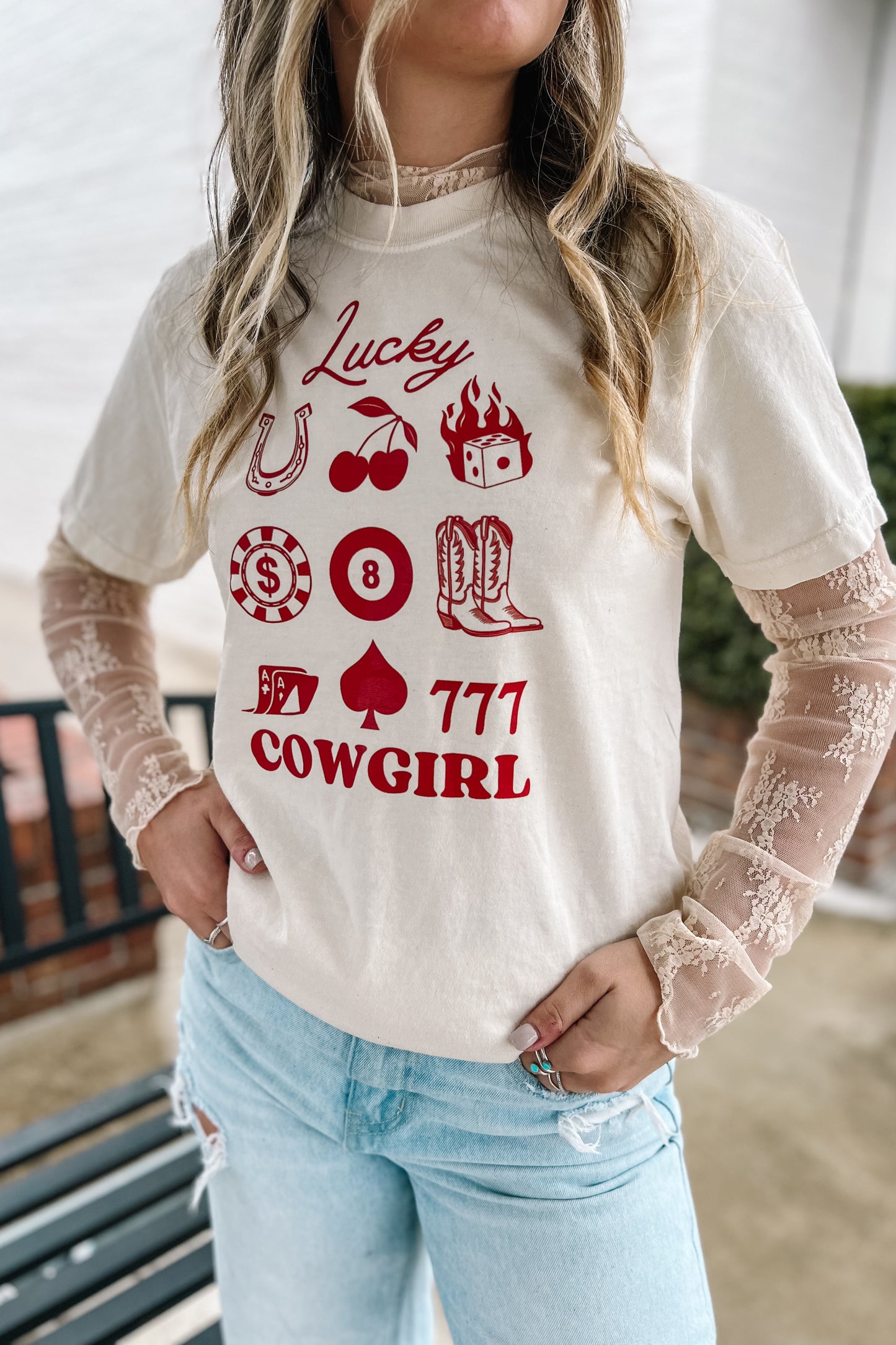 Lucky Cowgirl Top