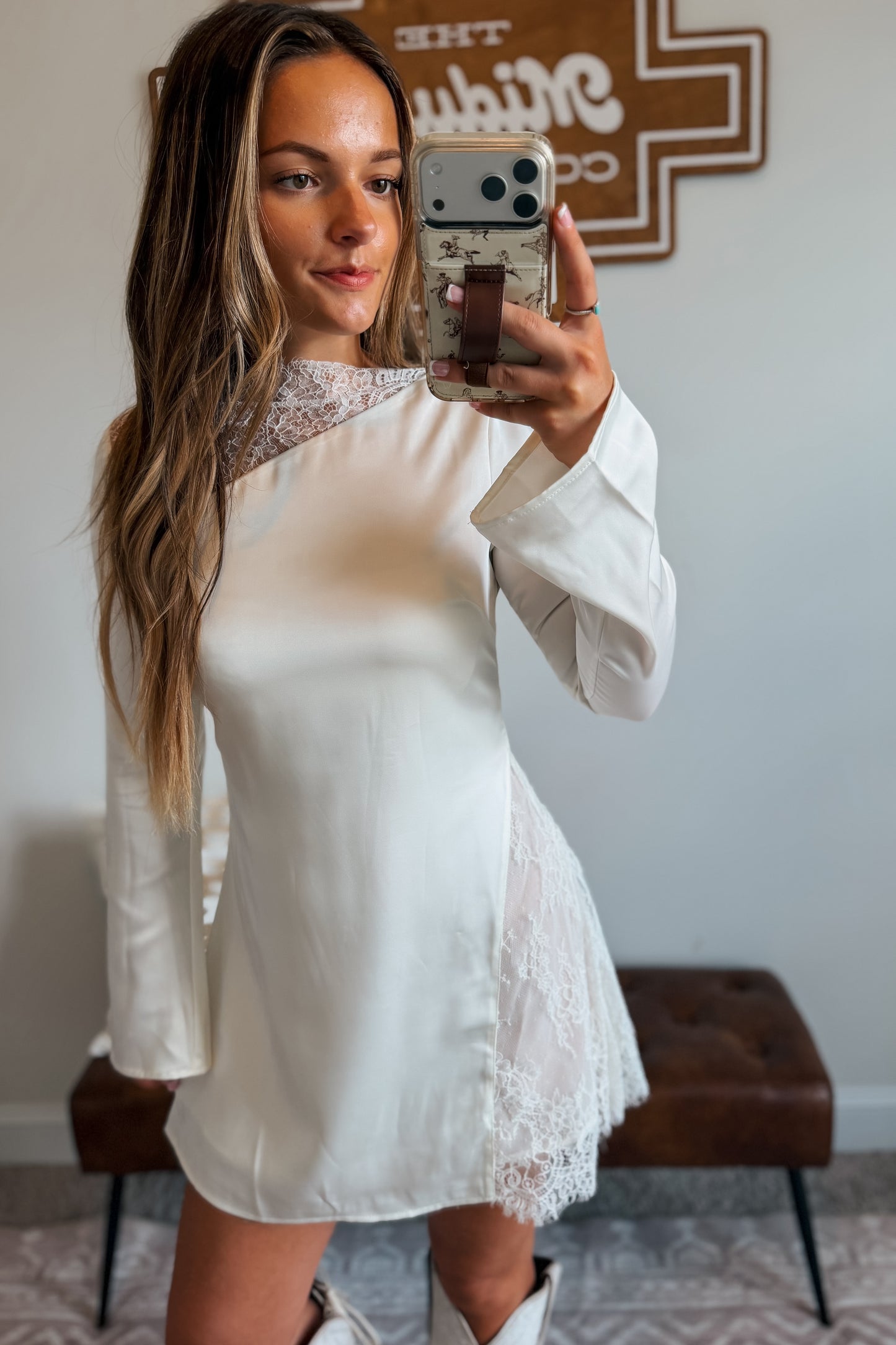 Arabella Mini Dress | Off White