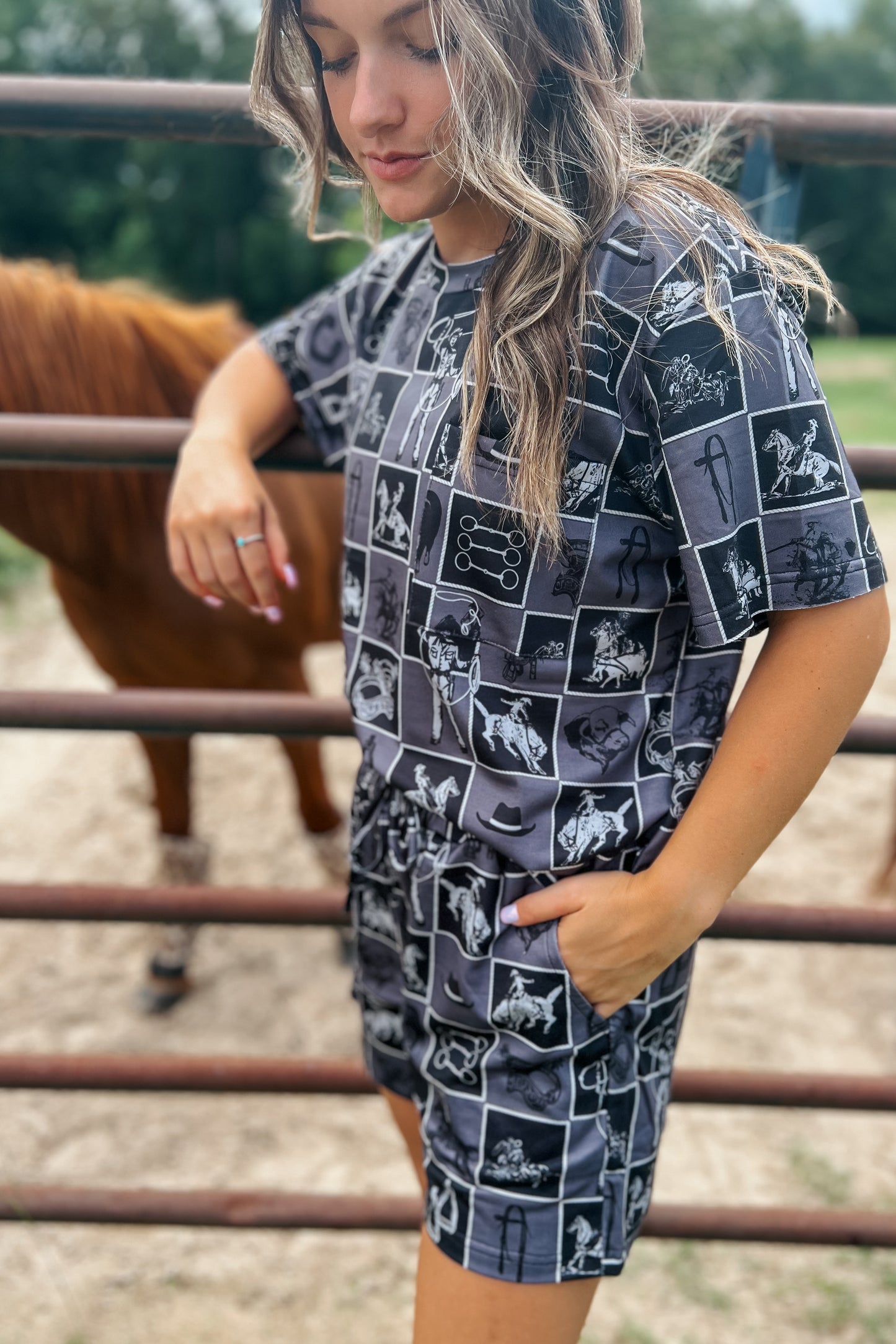Check it Cowpoke Shorts