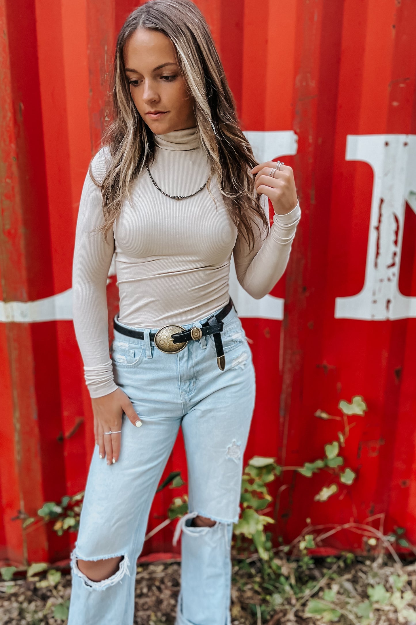 Basic Turtleneck | Beige