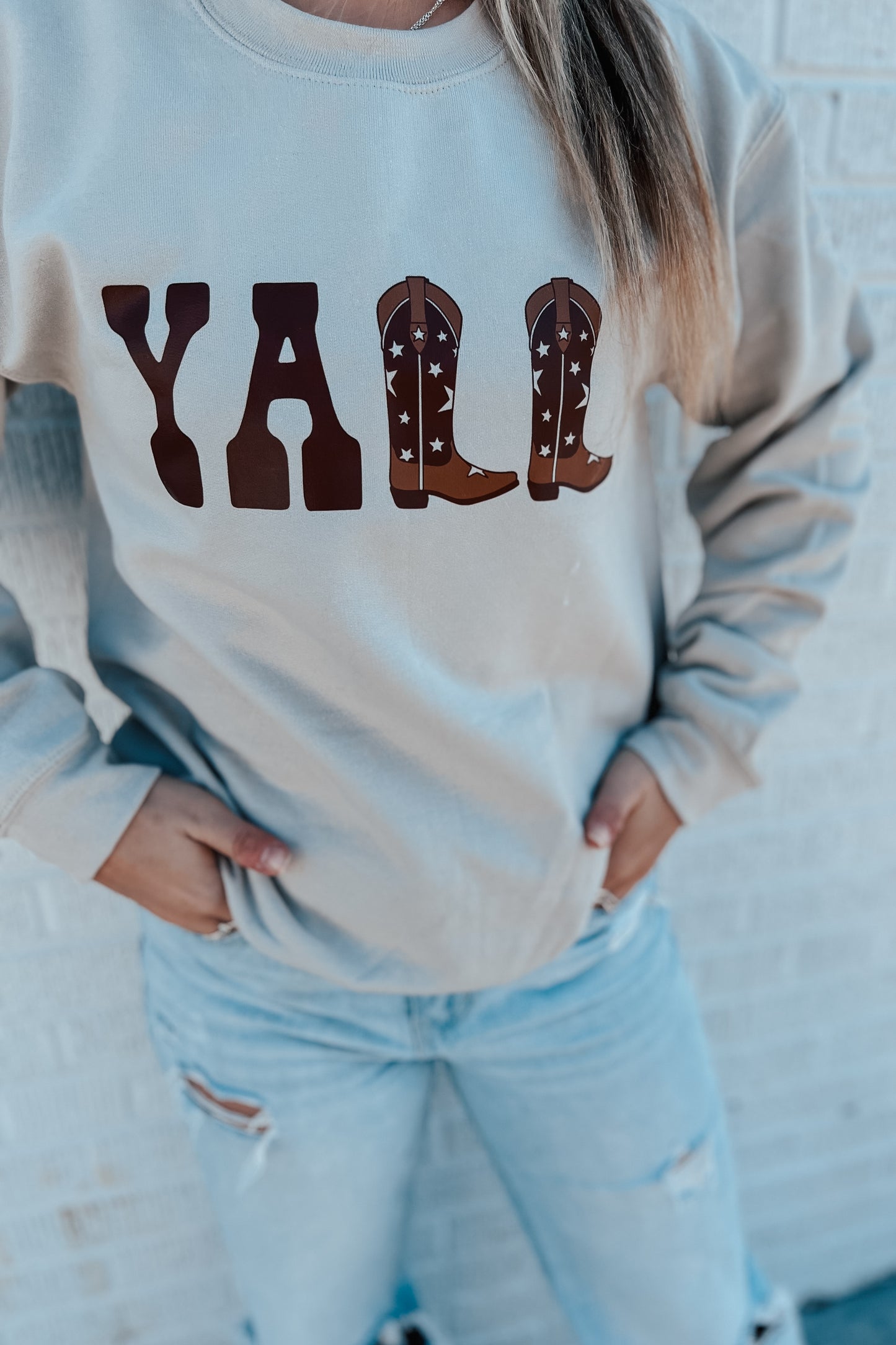 Yall Cowboy Boot Top