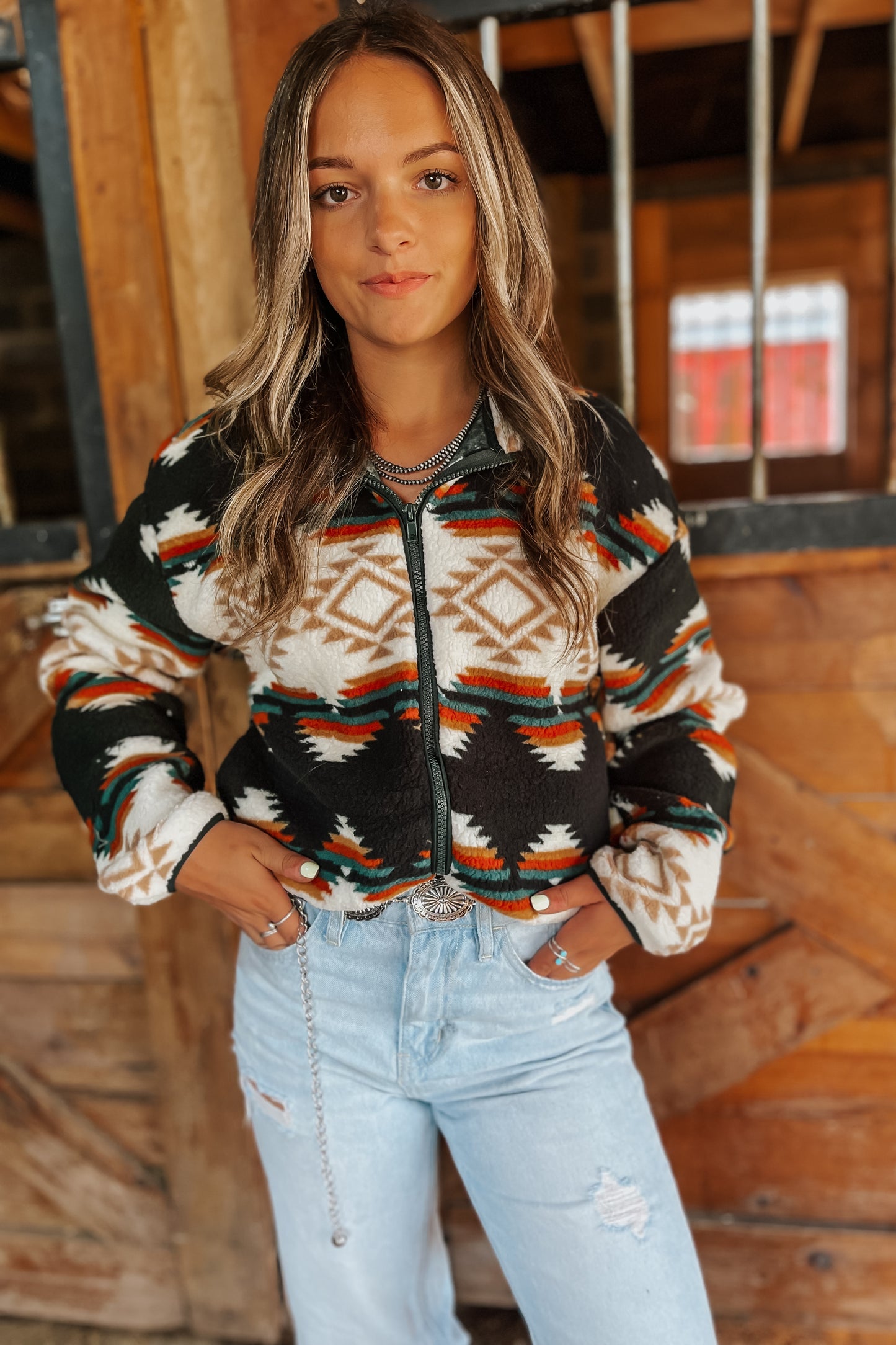 Aztec Sherpa Jacket