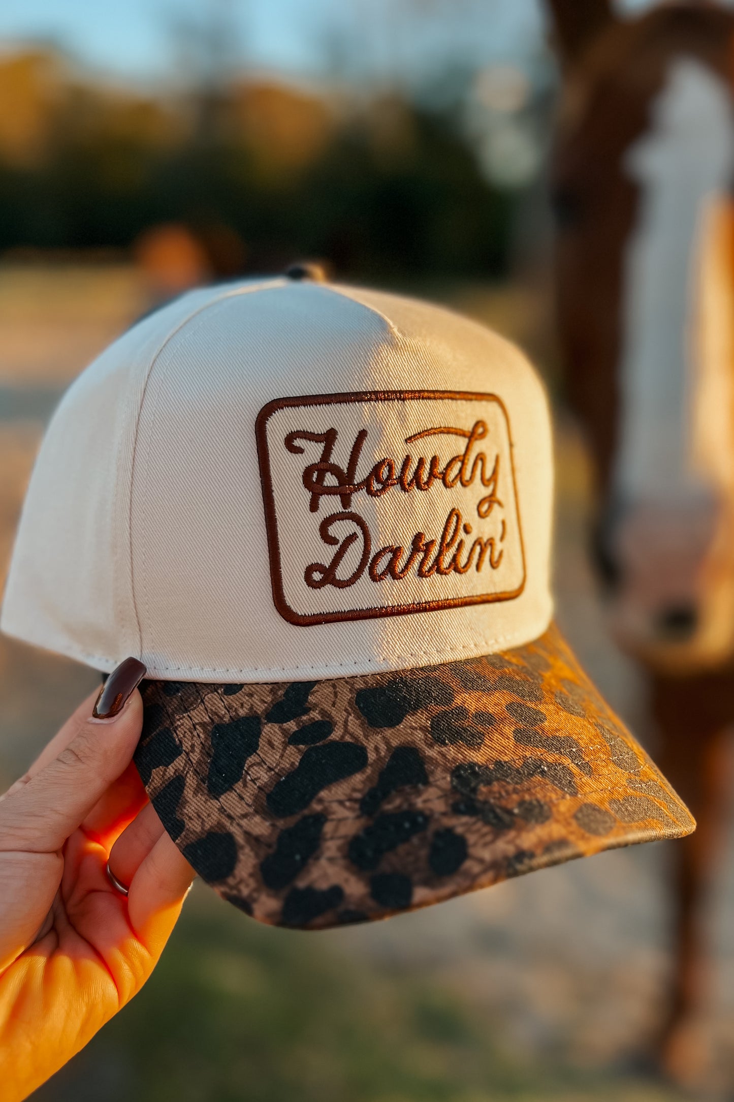 Howdy Darlin’ Trucker Hat | Leopard