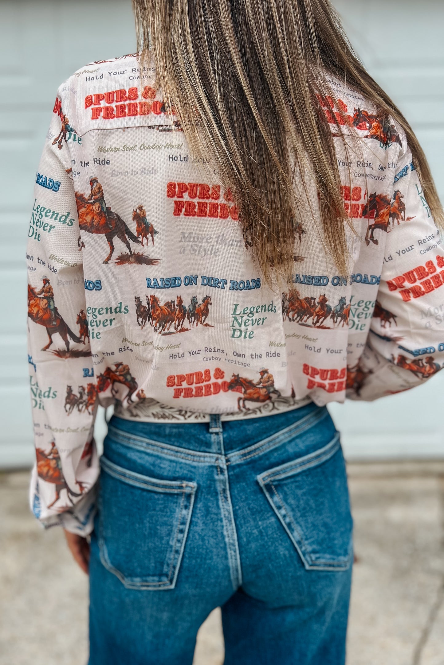 Spurs & Legends Button Up