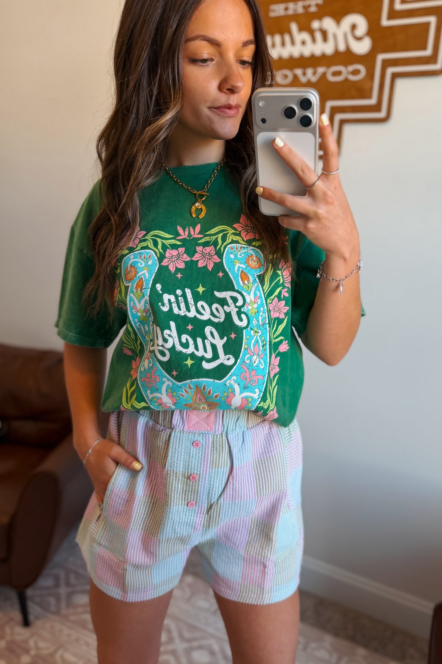 Feelin' Lucky Horseshoe Tee