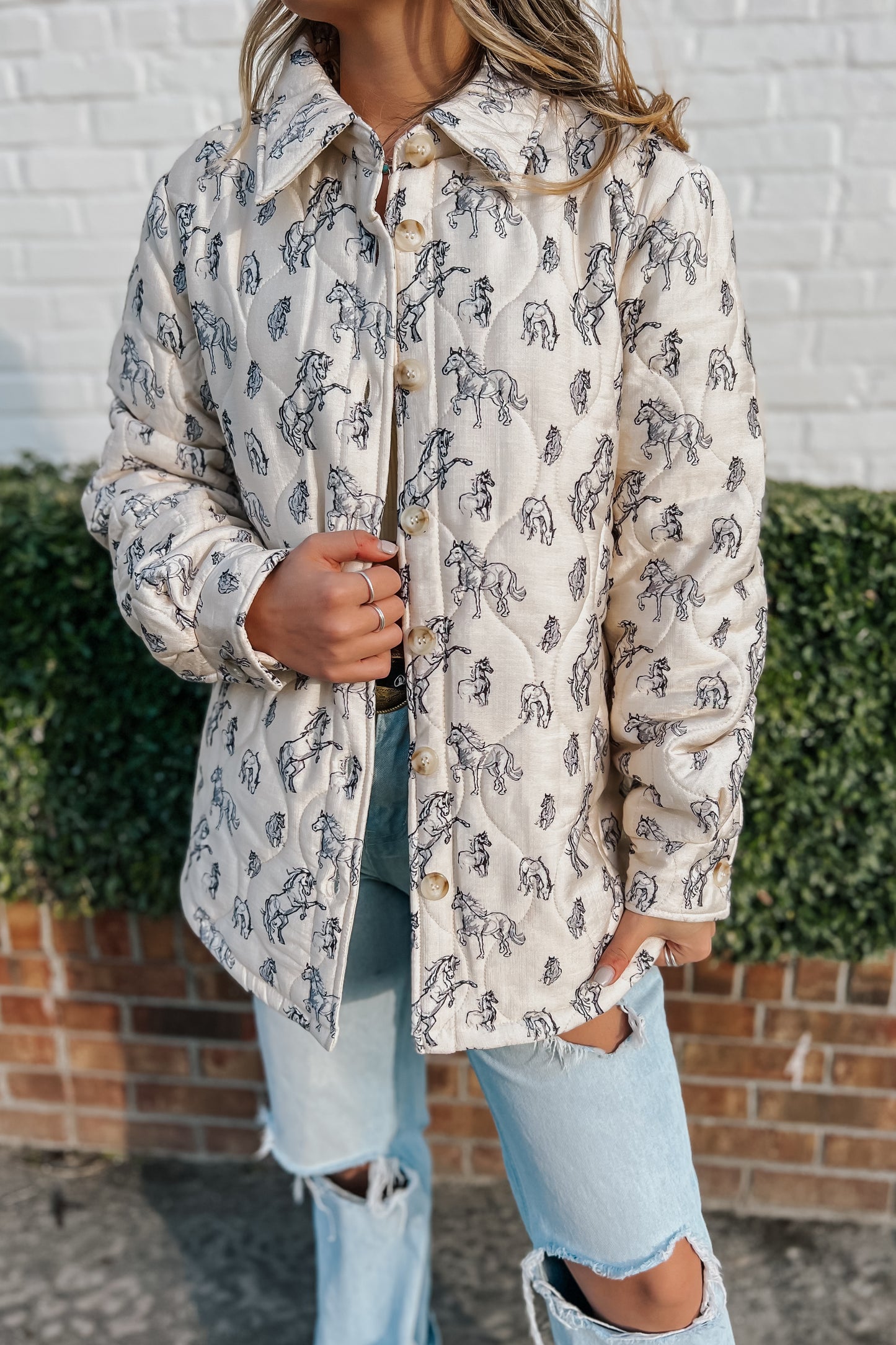 Wild Mustang Quilted Jacket