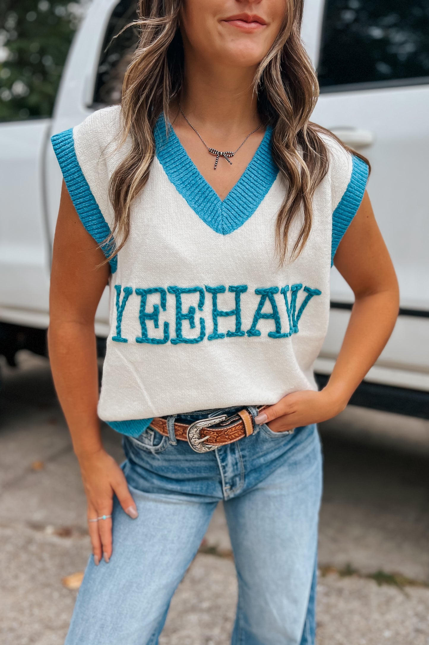 Yeehaw Sweater Vest