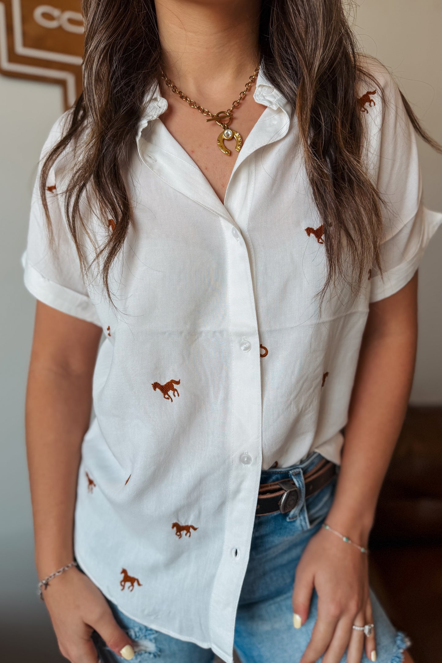 The Wild & Lucky Brown Blouse