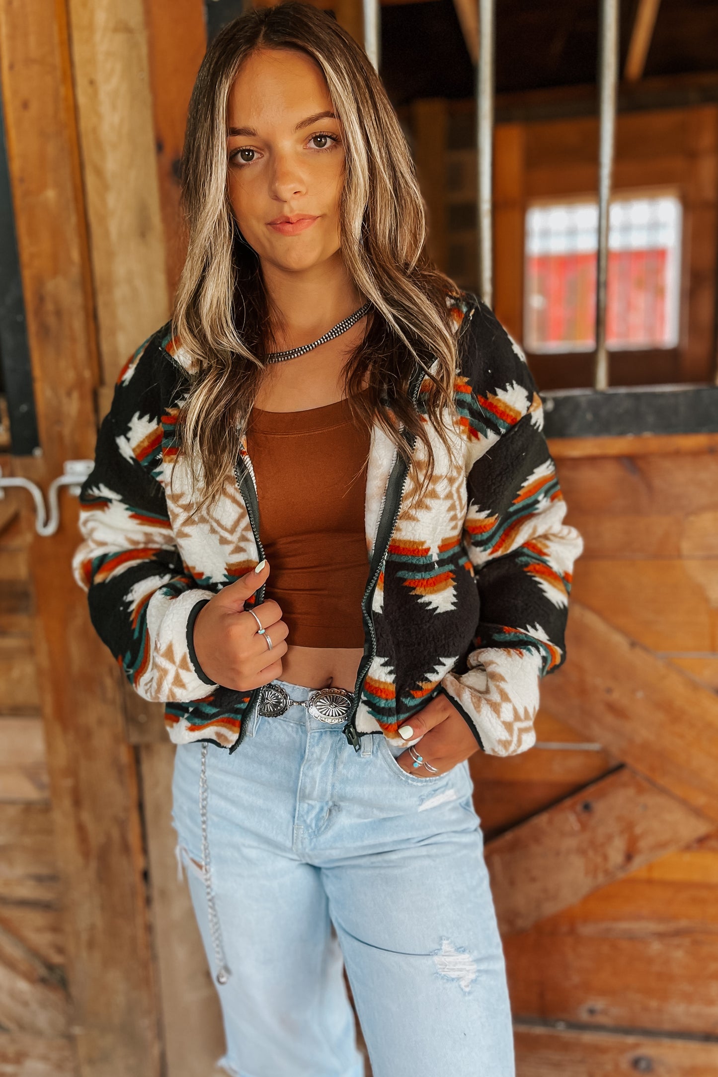 Aztec Sherpa Jacket