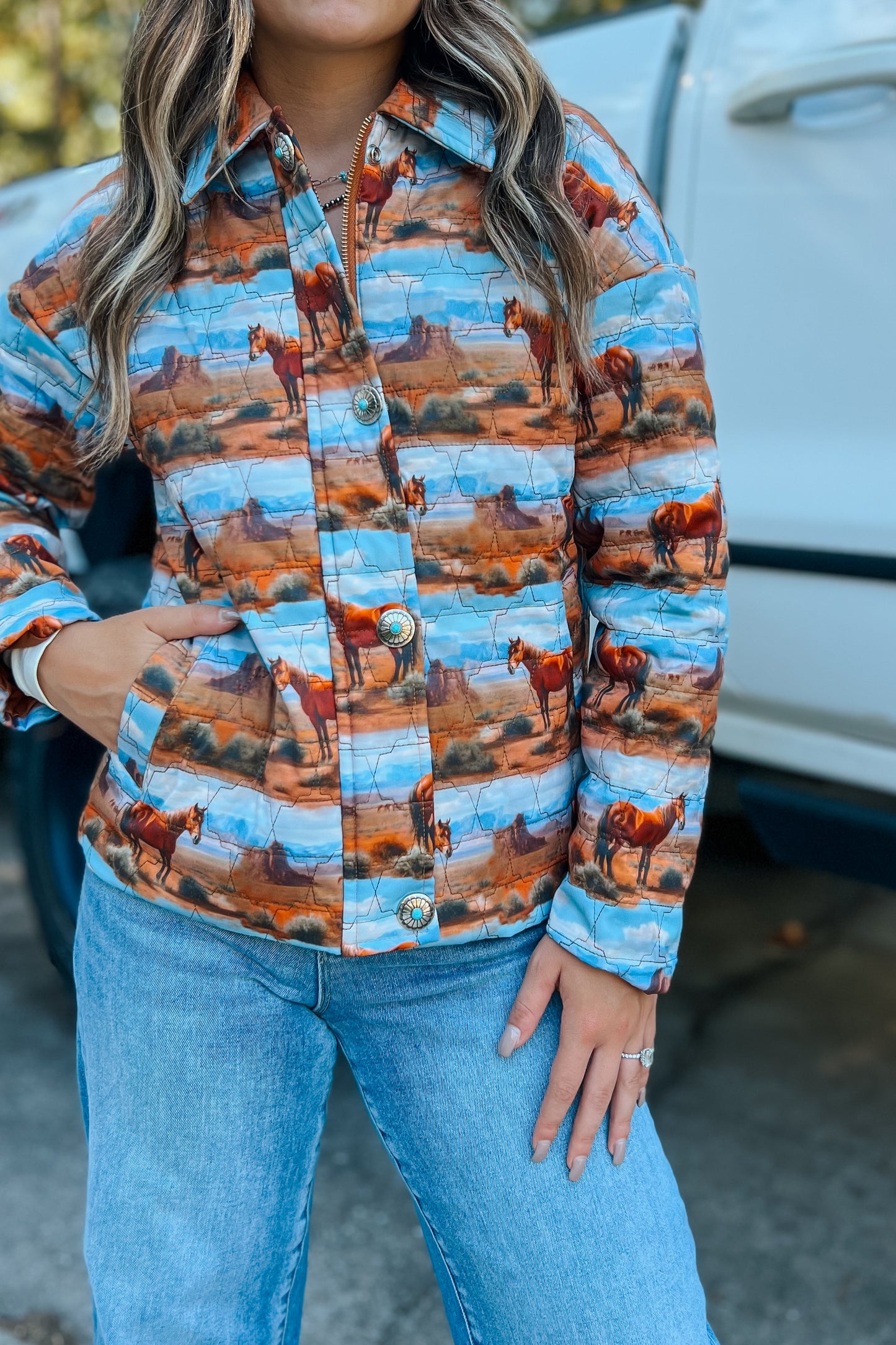 Cowgirl Canyon Quilted Jacket