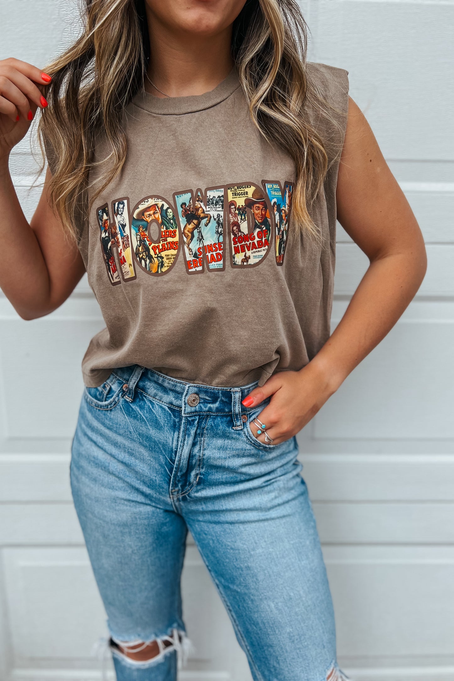 Vintage Howdy Muscle Tank