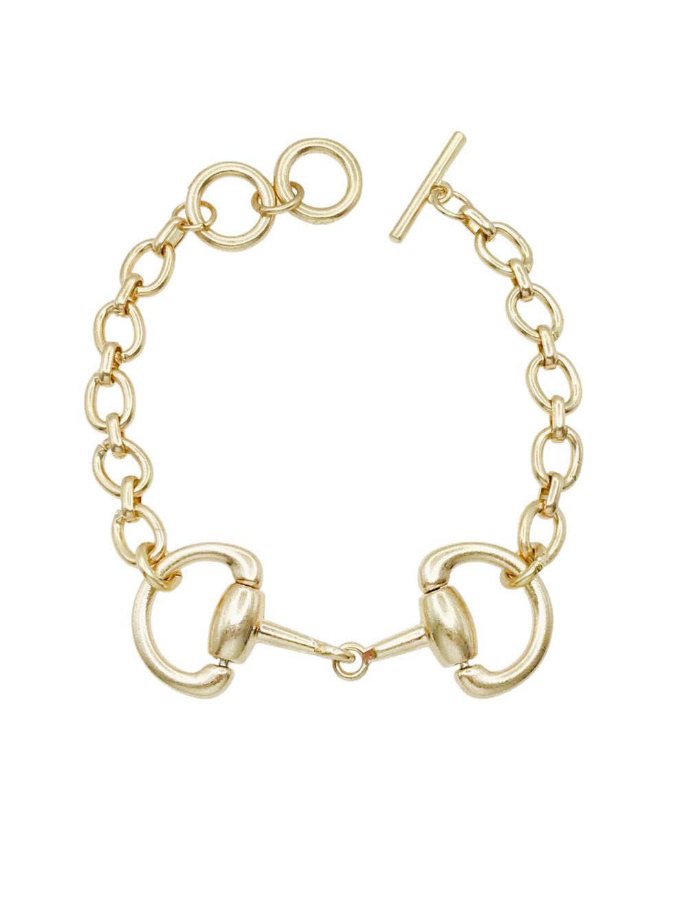 Horsebit Bracelet | Gold