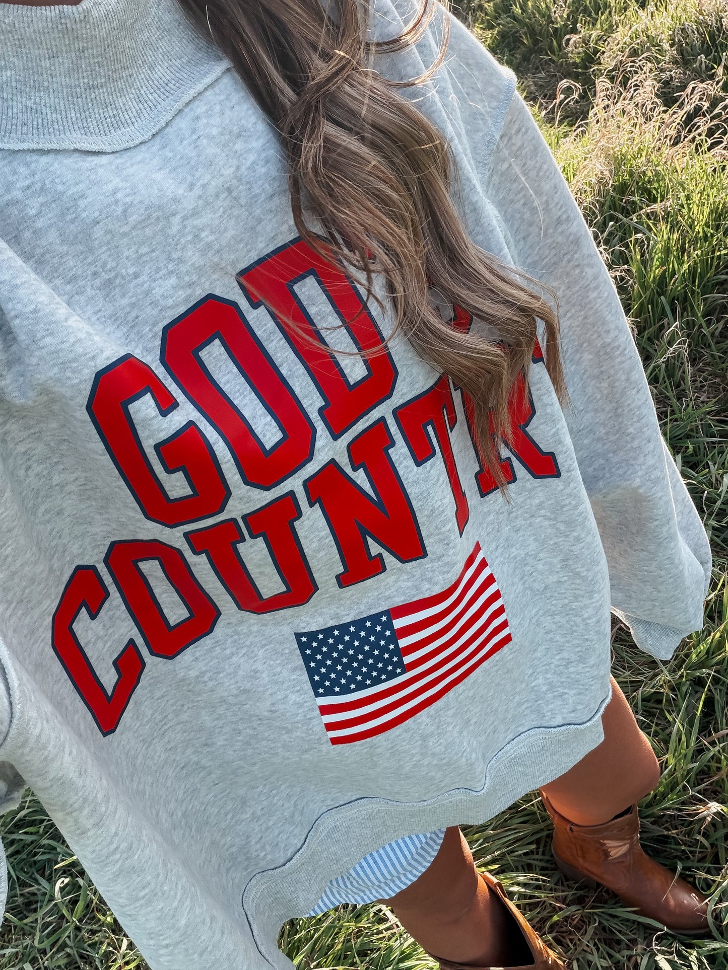God's Country Reversible Sweatshirt