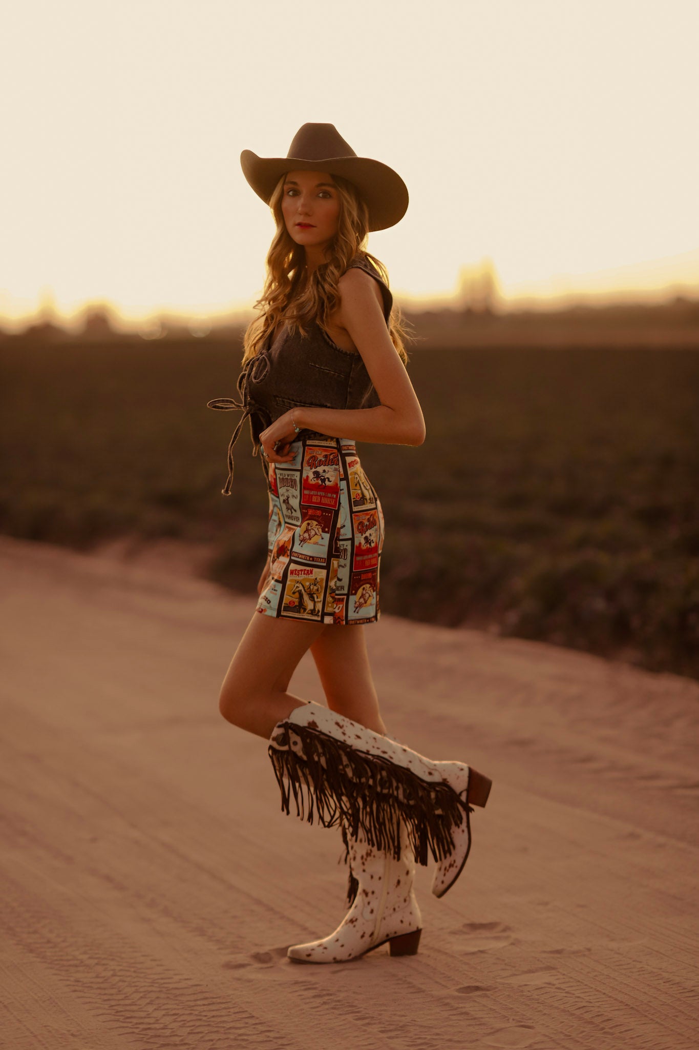 Torry Stamp Skirt