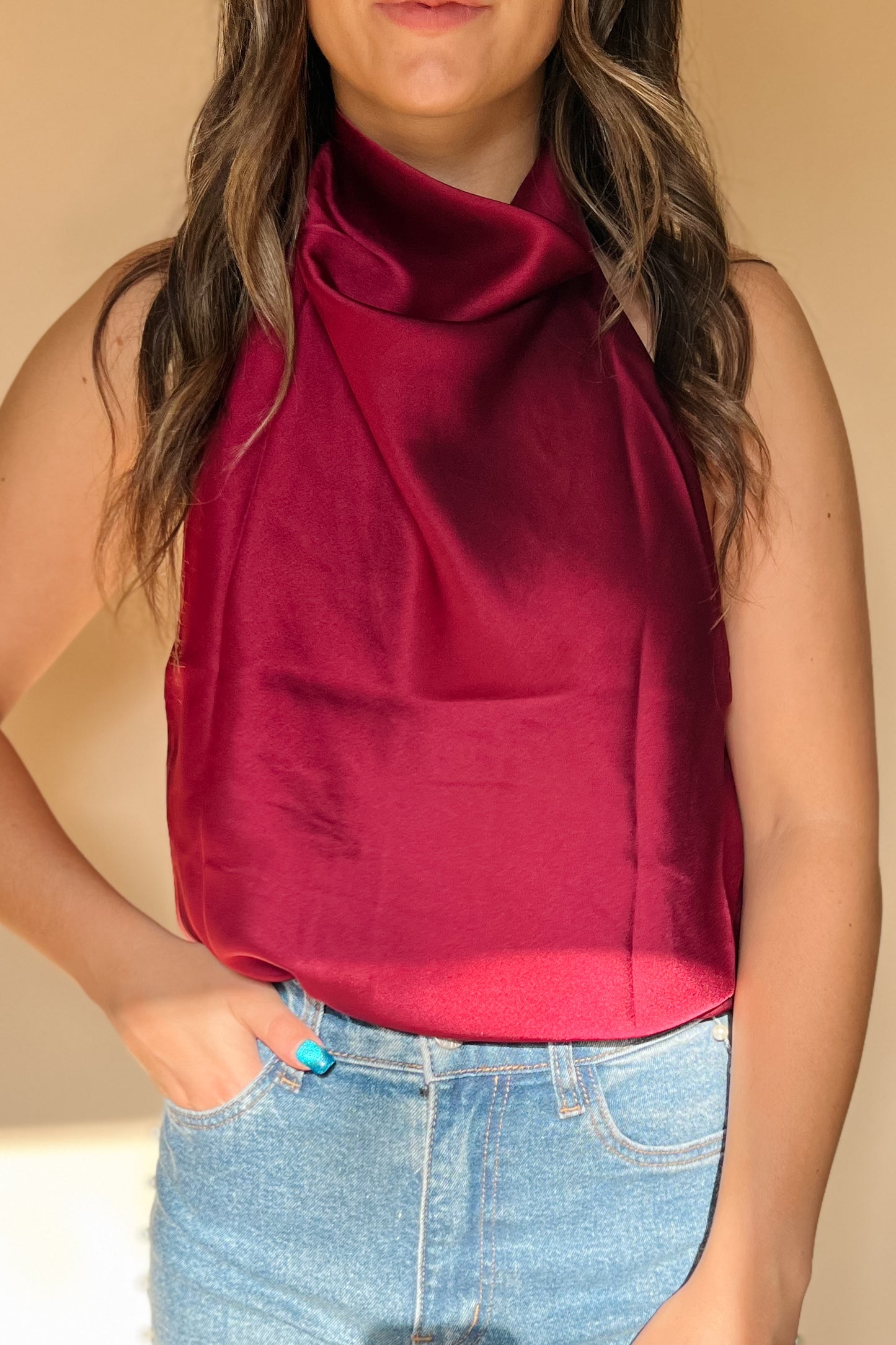 Wine & Shine Halter Top