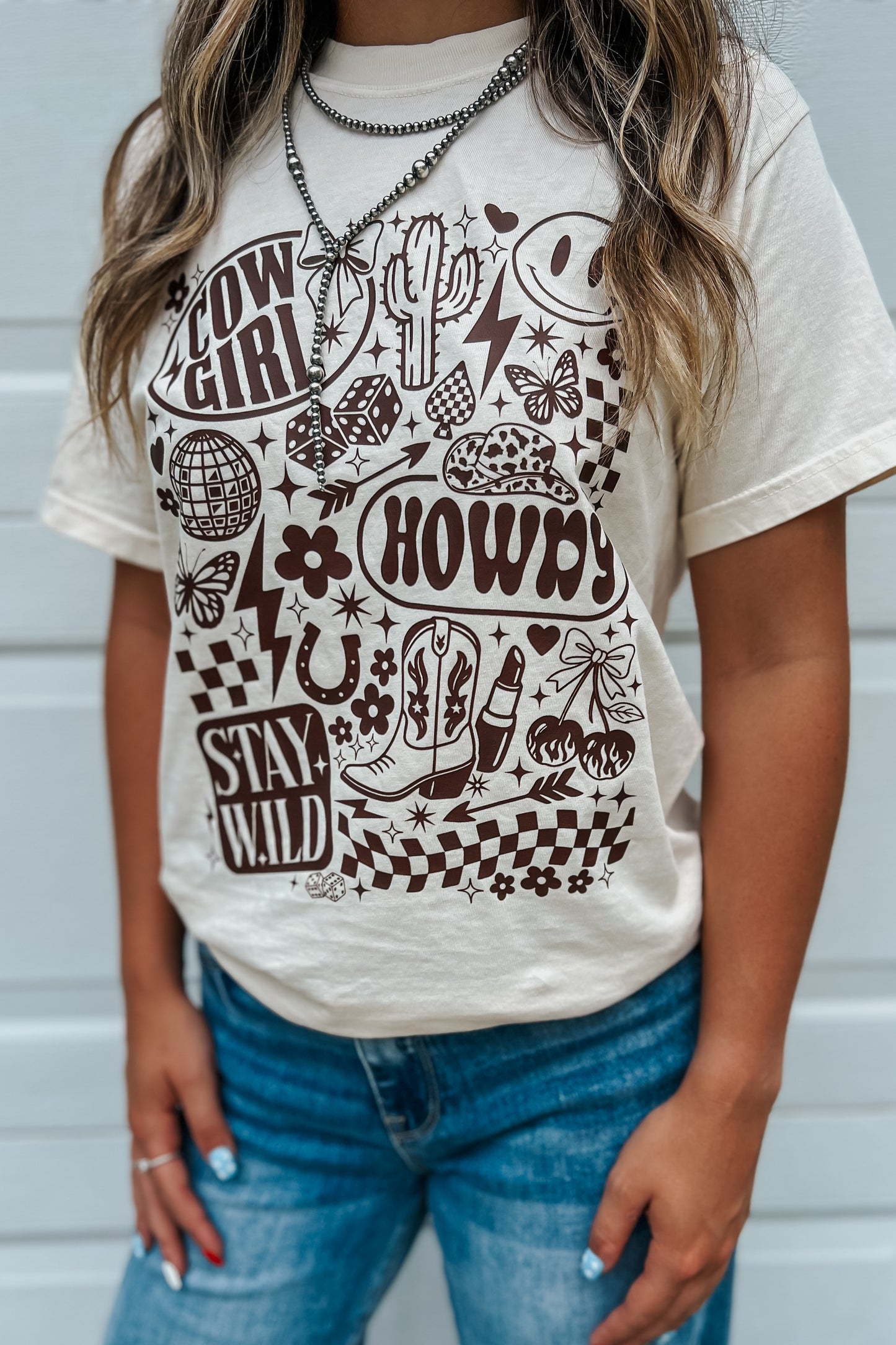 Cowgirl Collage Tee