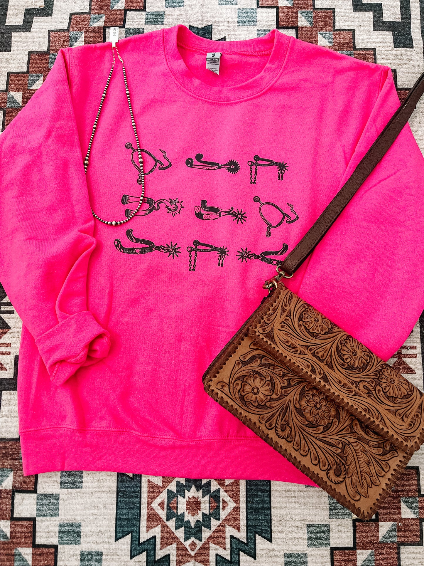 Spurs Crewneck | Pink