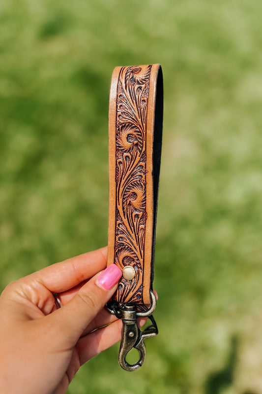 Tooled Wristlet