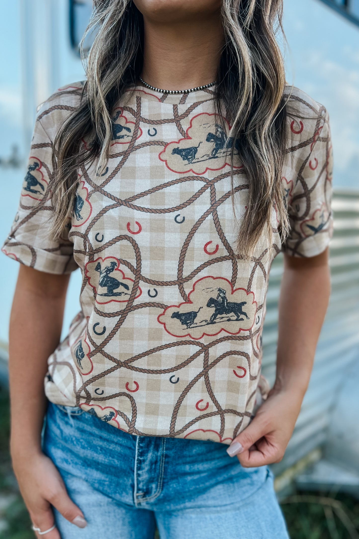 Red Rodeo Top