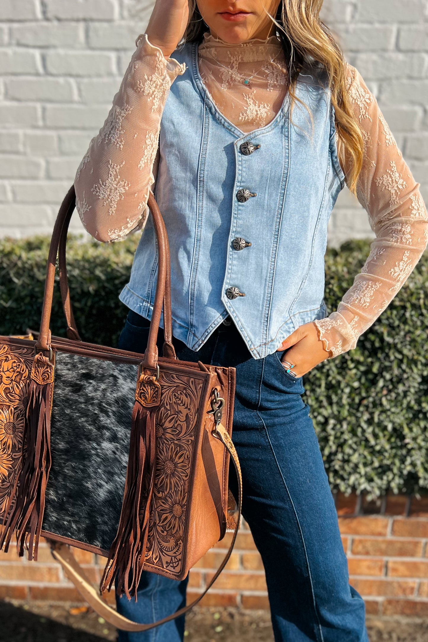 Lace Top | Nude
