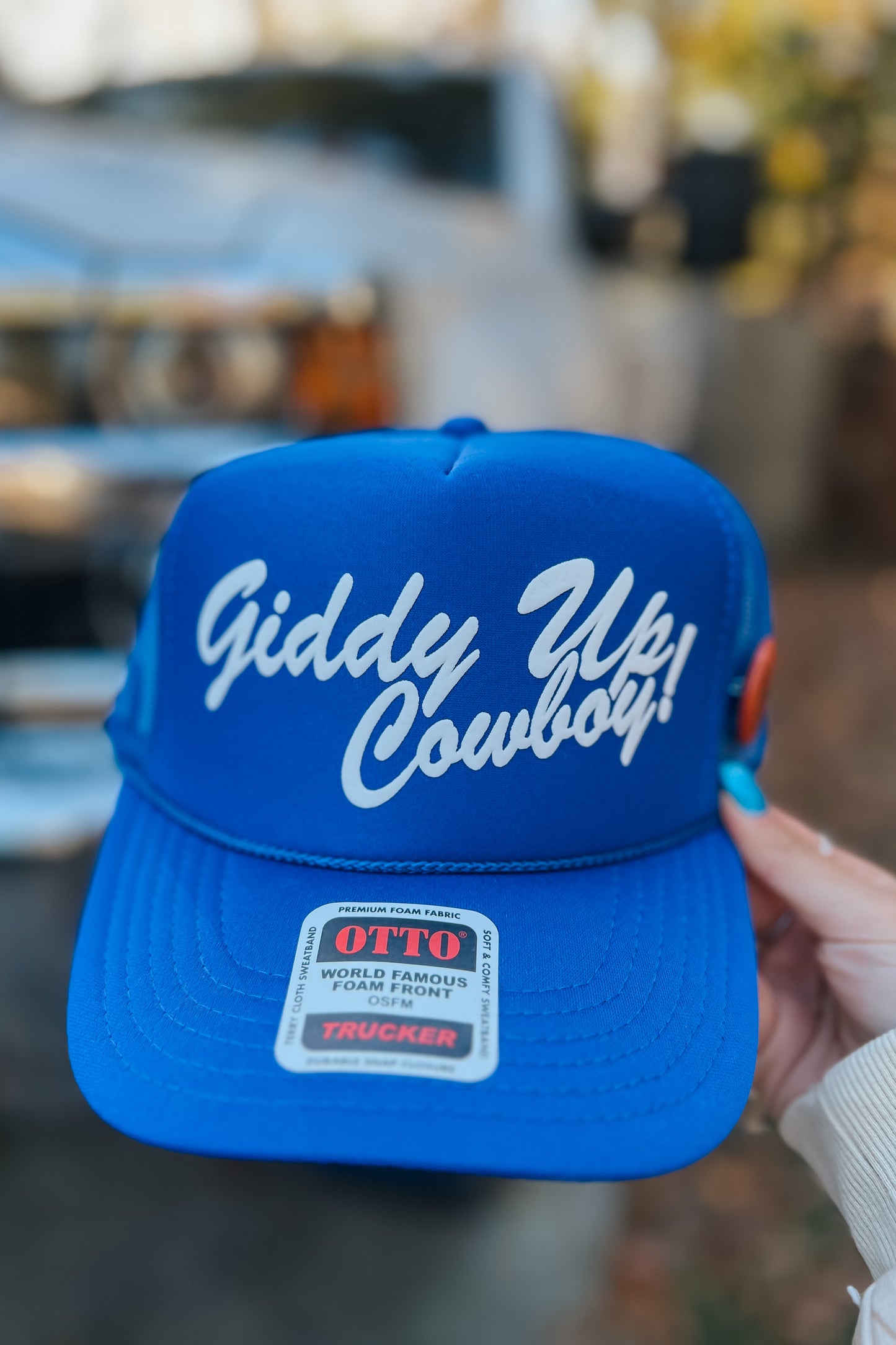 Royal Giddy Up Cowboy! Trucker Hat