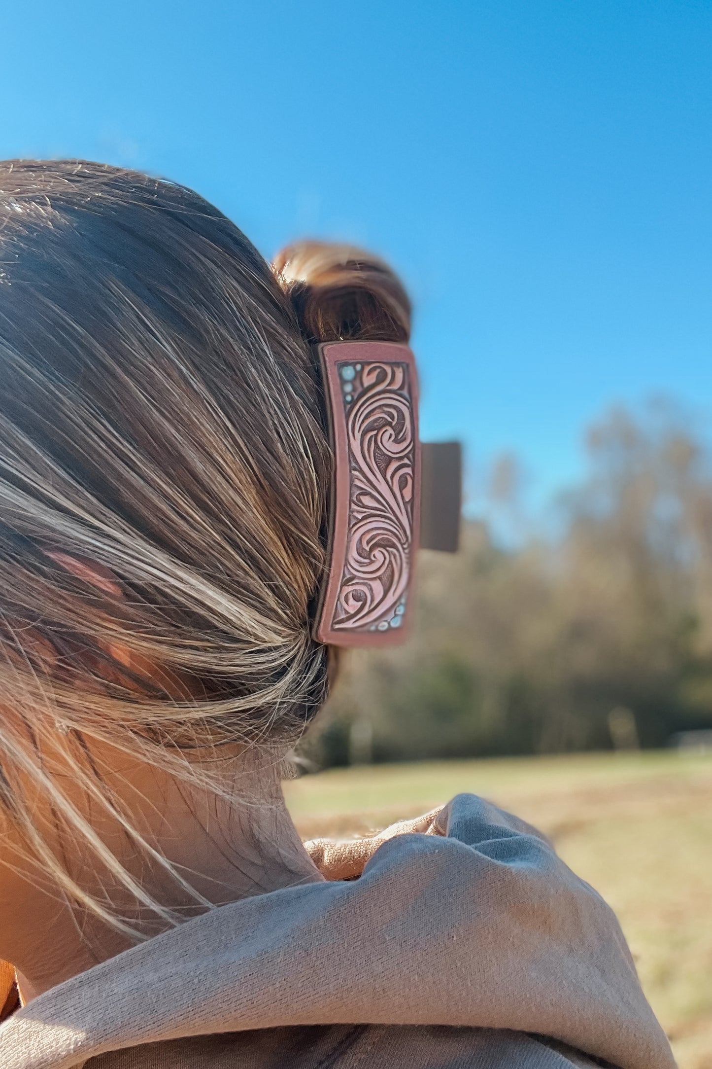 Western Bloom Hair Clip
