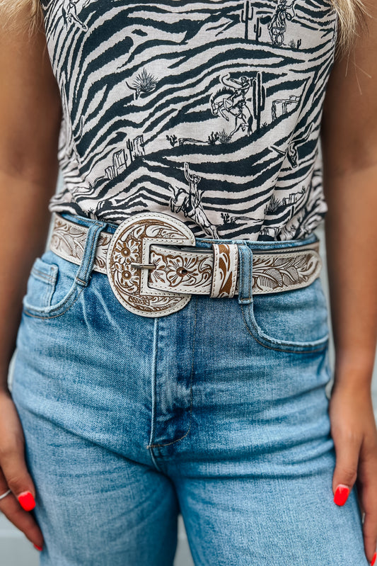 Talon Desert Belt | White