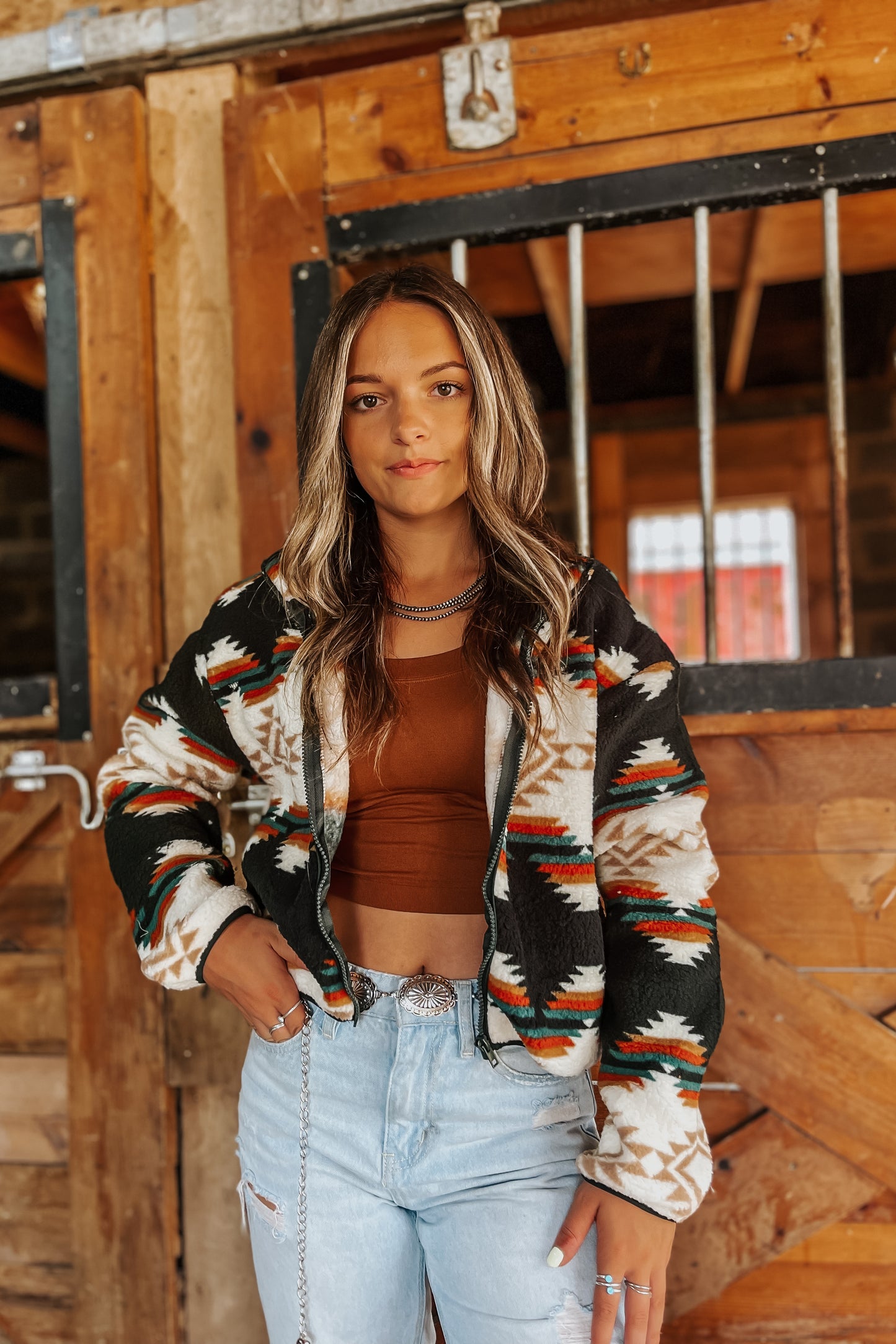 Aztec Sherpa Jacket
