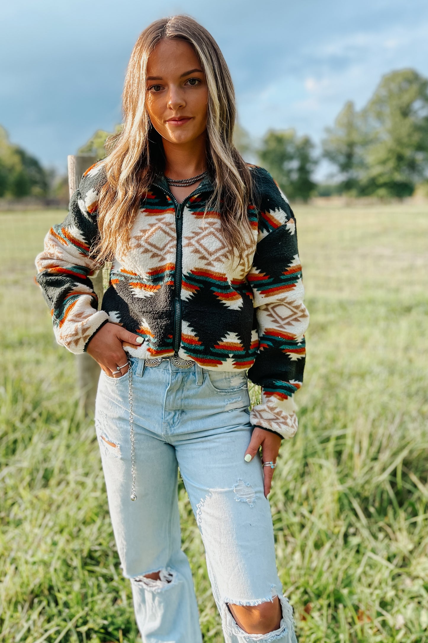 Aztec Sherpa Jacket