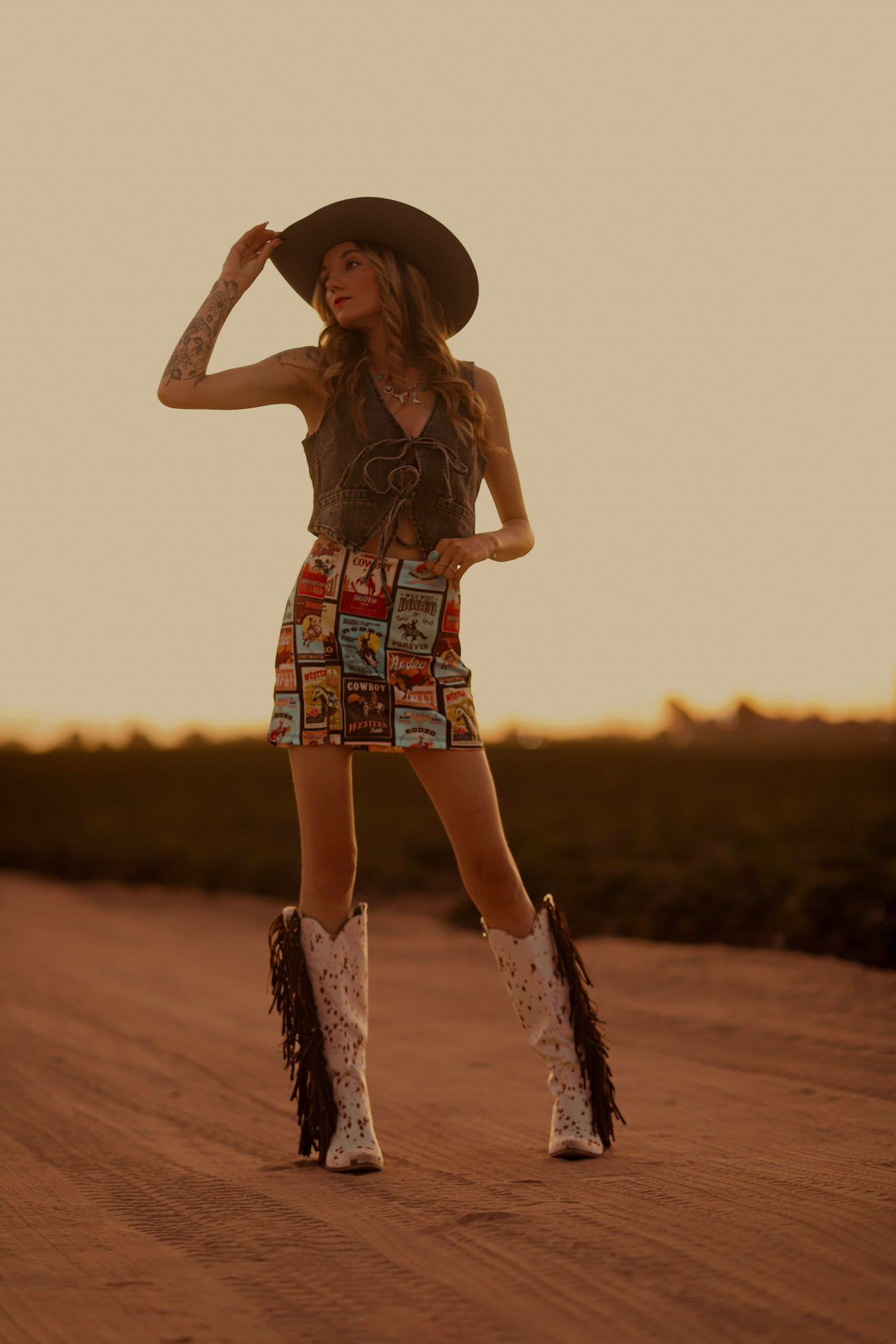 Torry Stamp Skirt