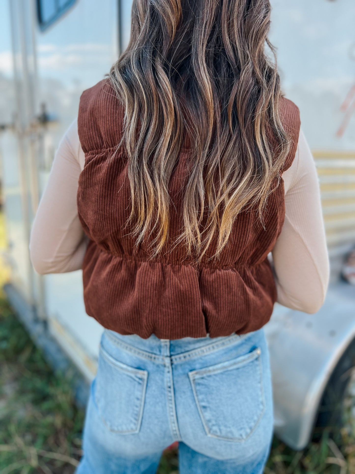 Montana Reversable Vest | Brown