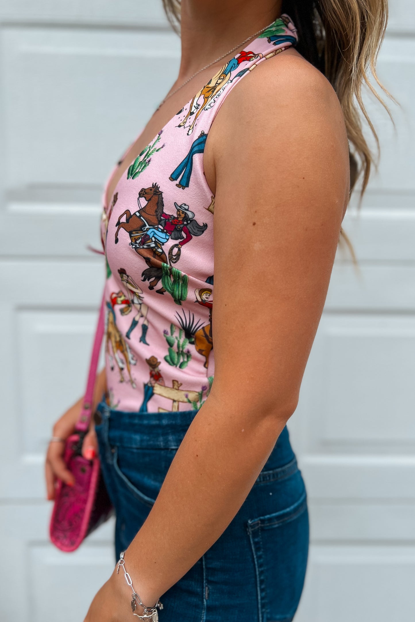Pink & Punchy Halter Top