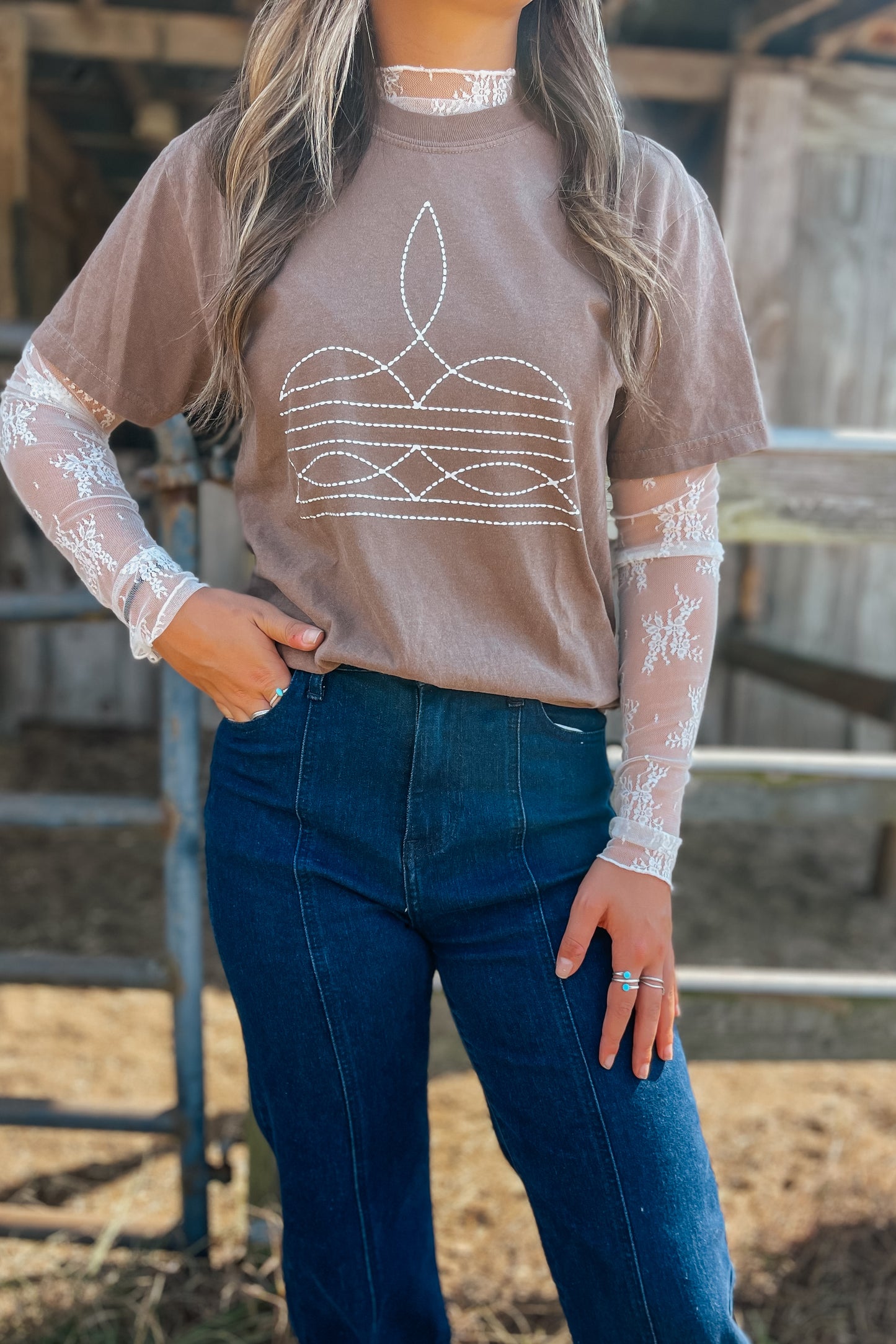 White Lace Top
