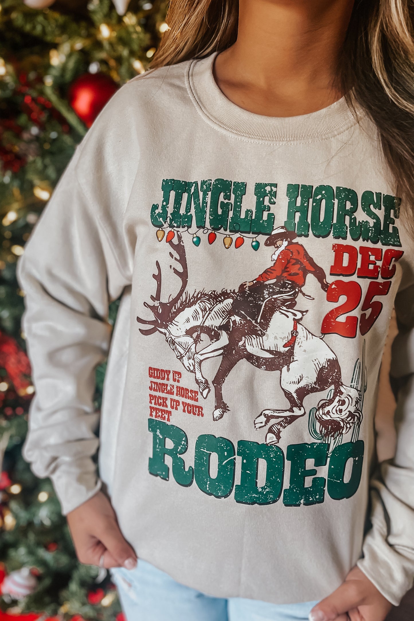 Jingle Horse Rodeo Tee/Sweatshirt