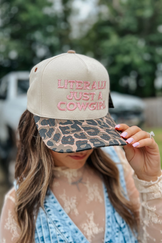 Leopard Just A Cowgirl Hat | Pink