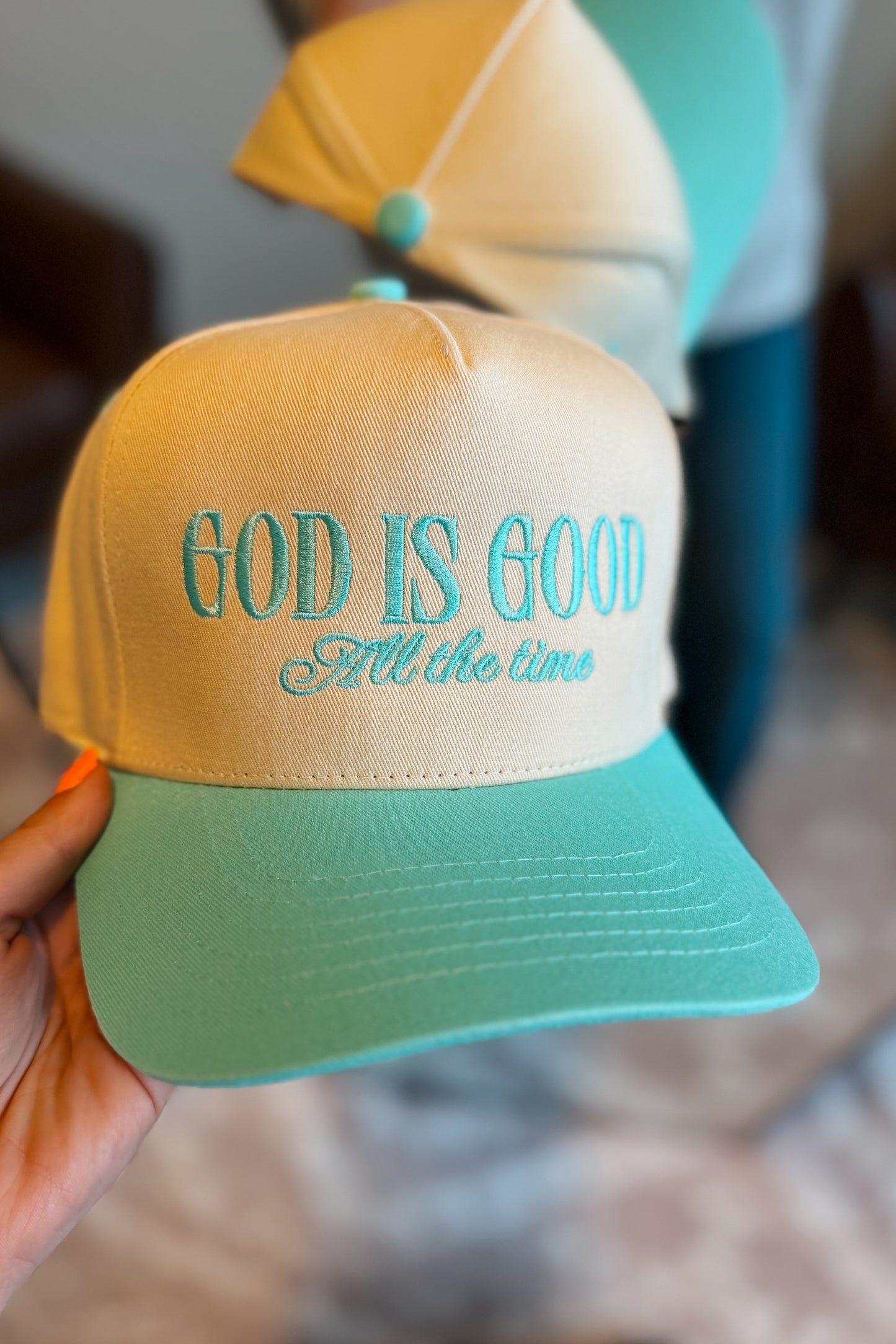 God is Good Hat | Teal
