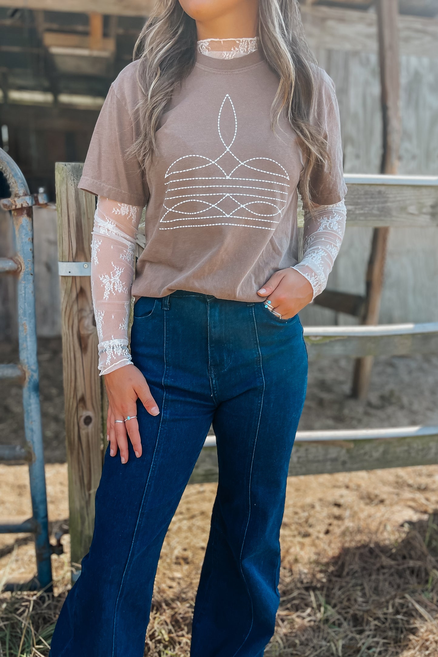 White Lace Top