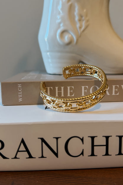 The Harper Cuff Bracelet | Gold