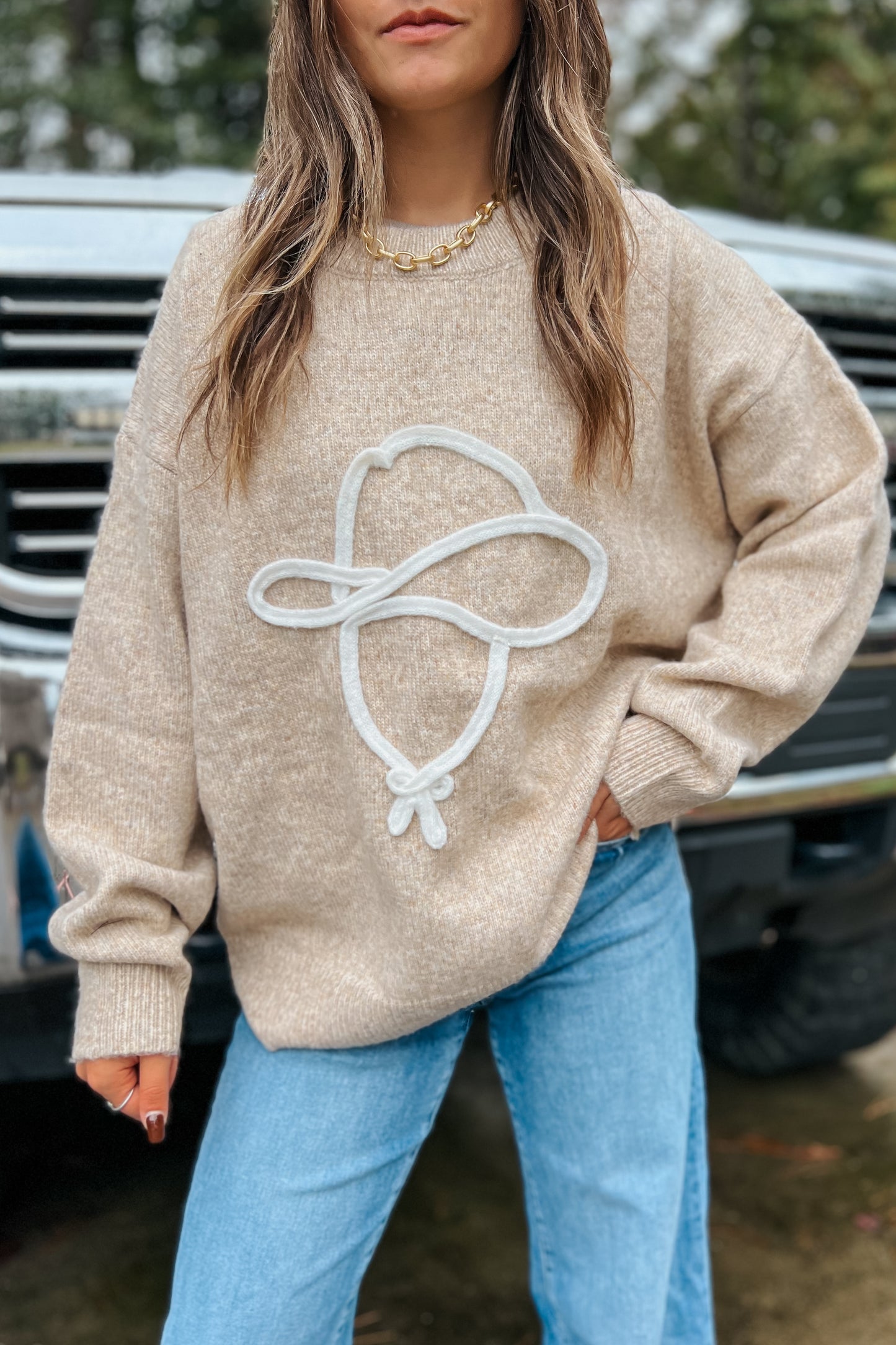 Cowboy Up Sweater