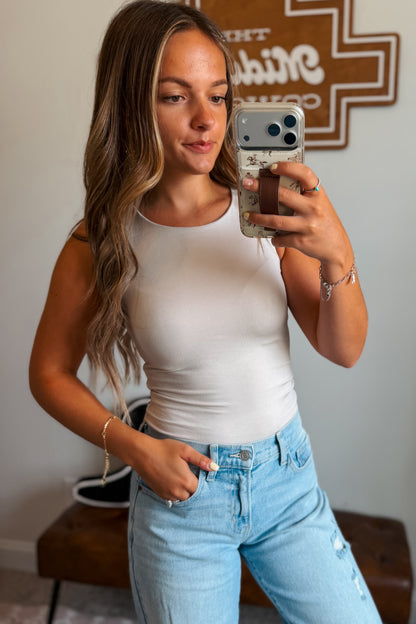 Clara Tank | Sand Beige