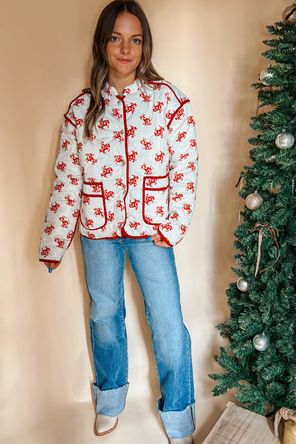 Rodeo Red Piping Trails Jacket