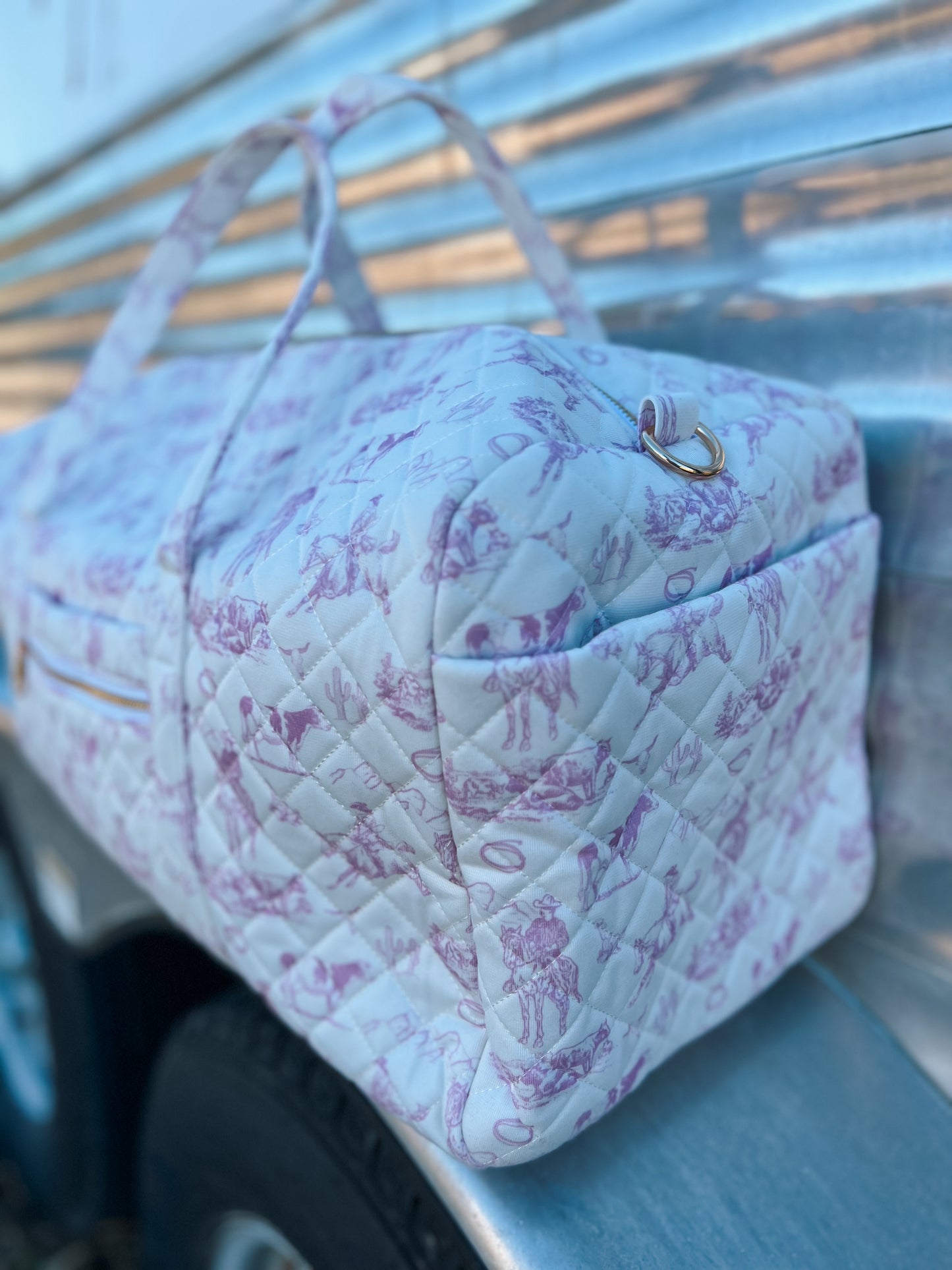 Pink Cowgirl Duffle Bag