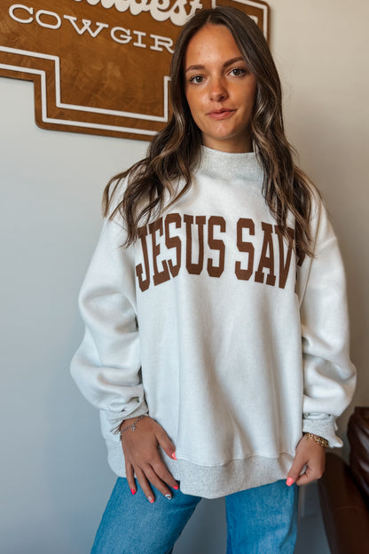 Jesus Saves Reversible Sweatshirt