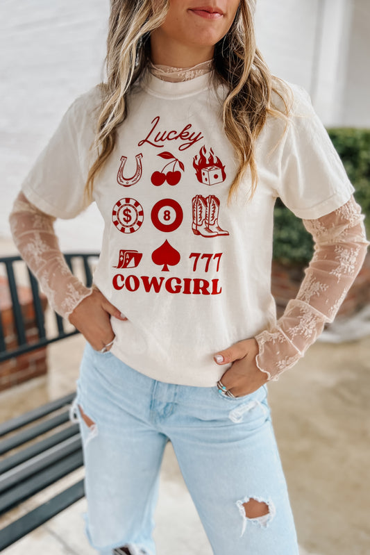 Lucky Cowgirl Top