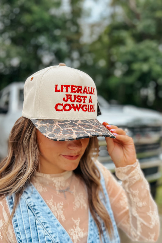 Leopard Just A Cowgirl Hat | Red